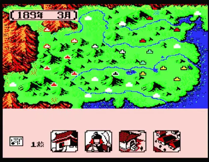 三国志2 覇王の大陸 ゲーム画面