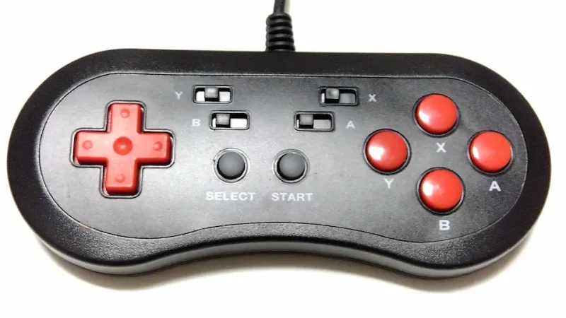 スーパーファミコン互換連射コントローラー16
