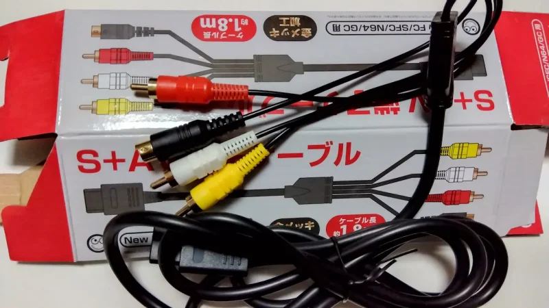S+AV端子ケーブル